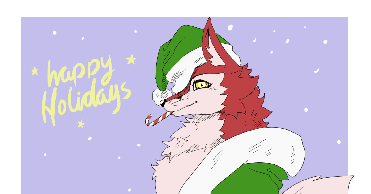 Fox Happy Holidays Reagan700のイラスト Pixiv