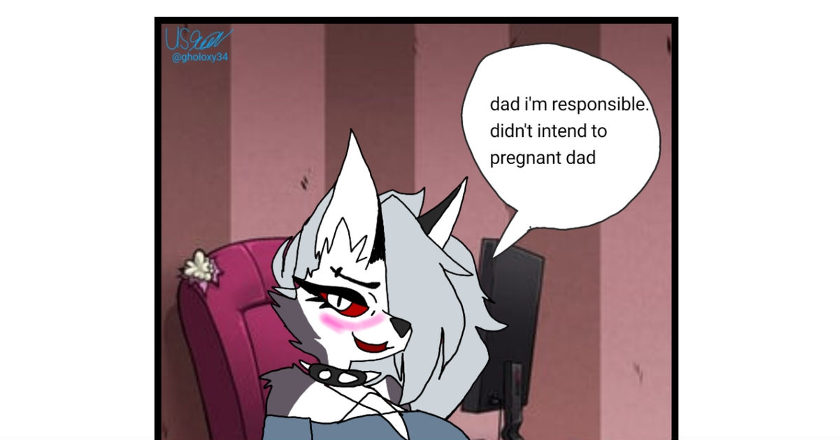 #ケモノ pregnancy loona x dad 😱 - Under Shinのマンガ #メスケモ #ヘルヴァ・ボス #Loona - pixiv