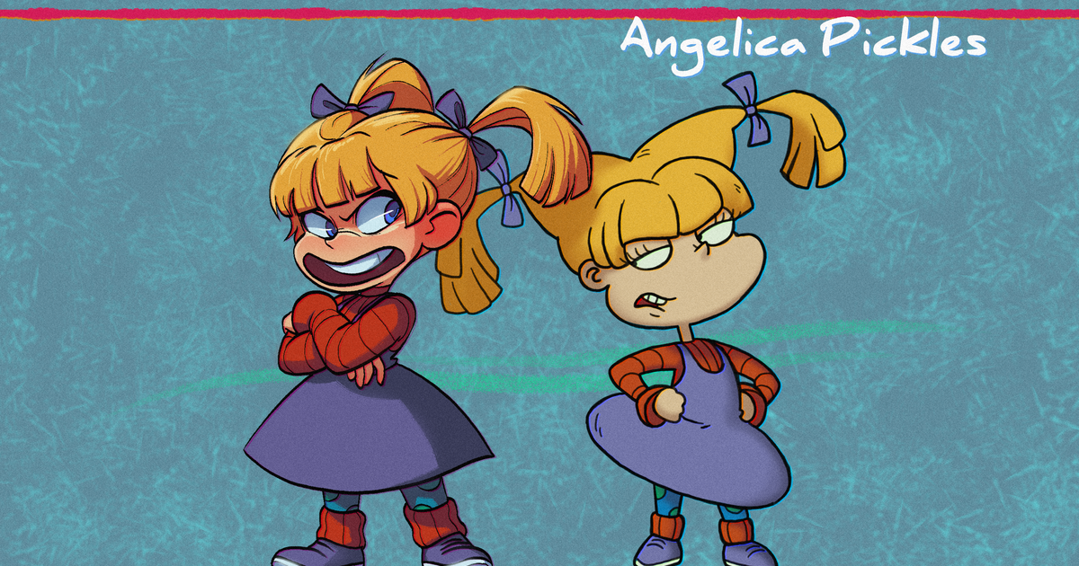 Rugrats Rugrats Angelica X Mallory Bash David Perryのイラスト Pixiv 