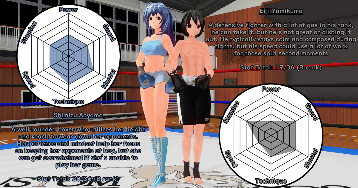 boxing, boxing, Custom Order Maid 3D 2 / オリキャラのスタッツ - pixiv
