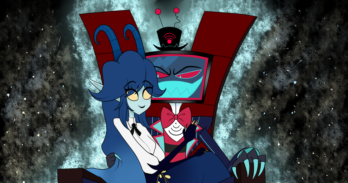 Hazbinhotel Vox X Oc Art Trade Pic Artsygumのイラスト Pixiv