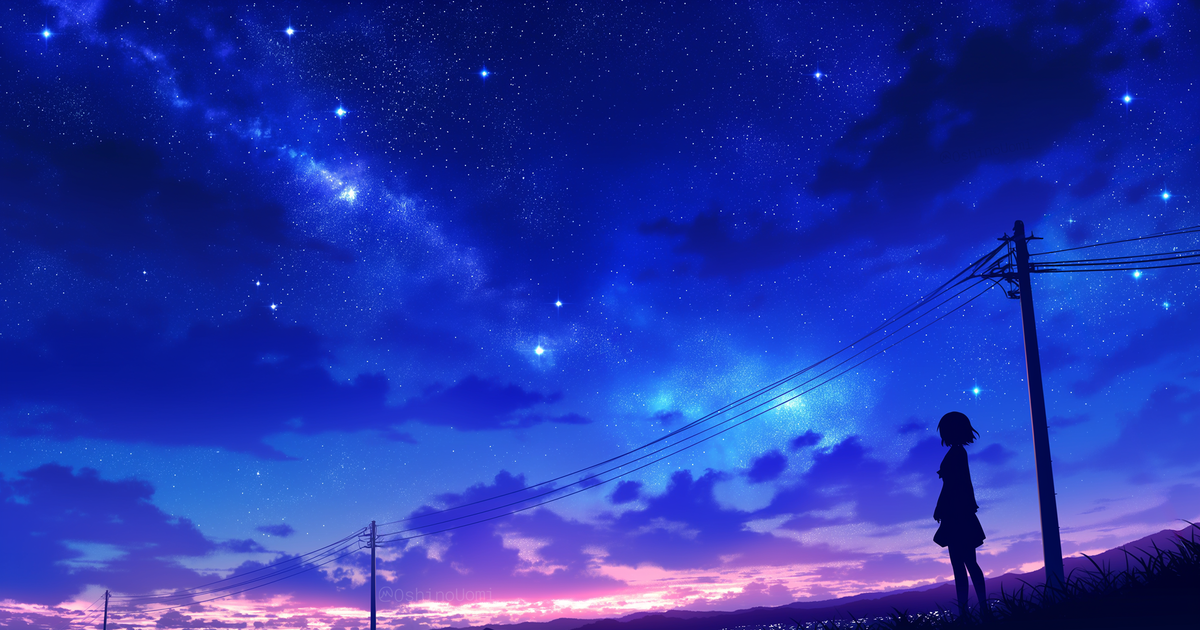 illustration, landscape, wallpaper / star trip - pixiv