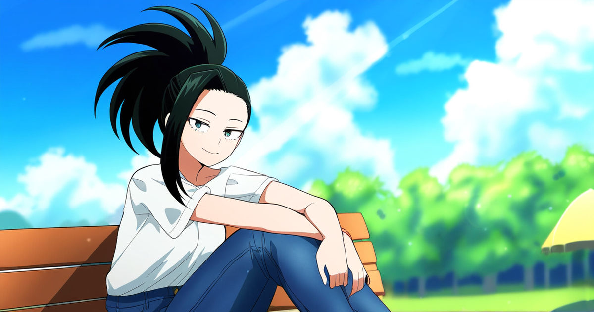 Momo Yaoyorozu, My Hero Academia, date / やおももちゃん 公園デート♡ - pixiv