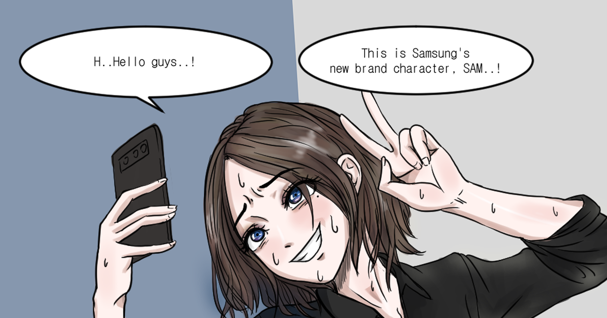 Samsung, SAM, girl / SAM - pixiv