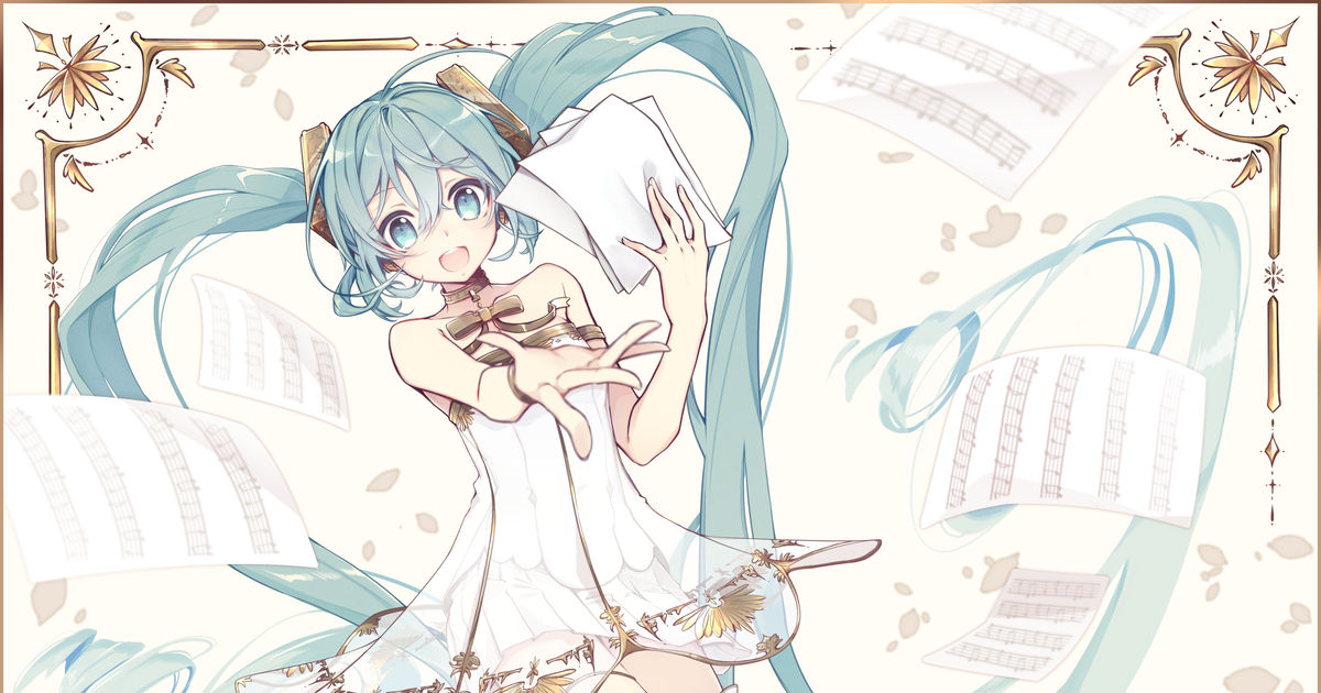 ボカロ 初音ミク シンフォニー 蓄音機 アクリルキーホルダー