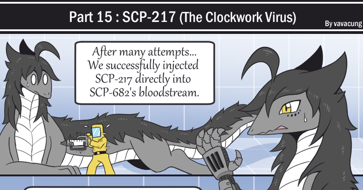 scp-682, lizard, scp / (Comic) Passive Death Wish 12 - pixiv