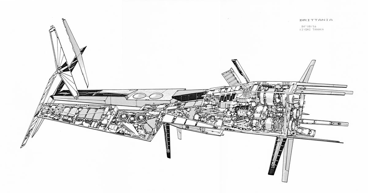ブリタニア号 ブリタニア号 内部図解 - skoll-tanakaのイラスト - pixiv