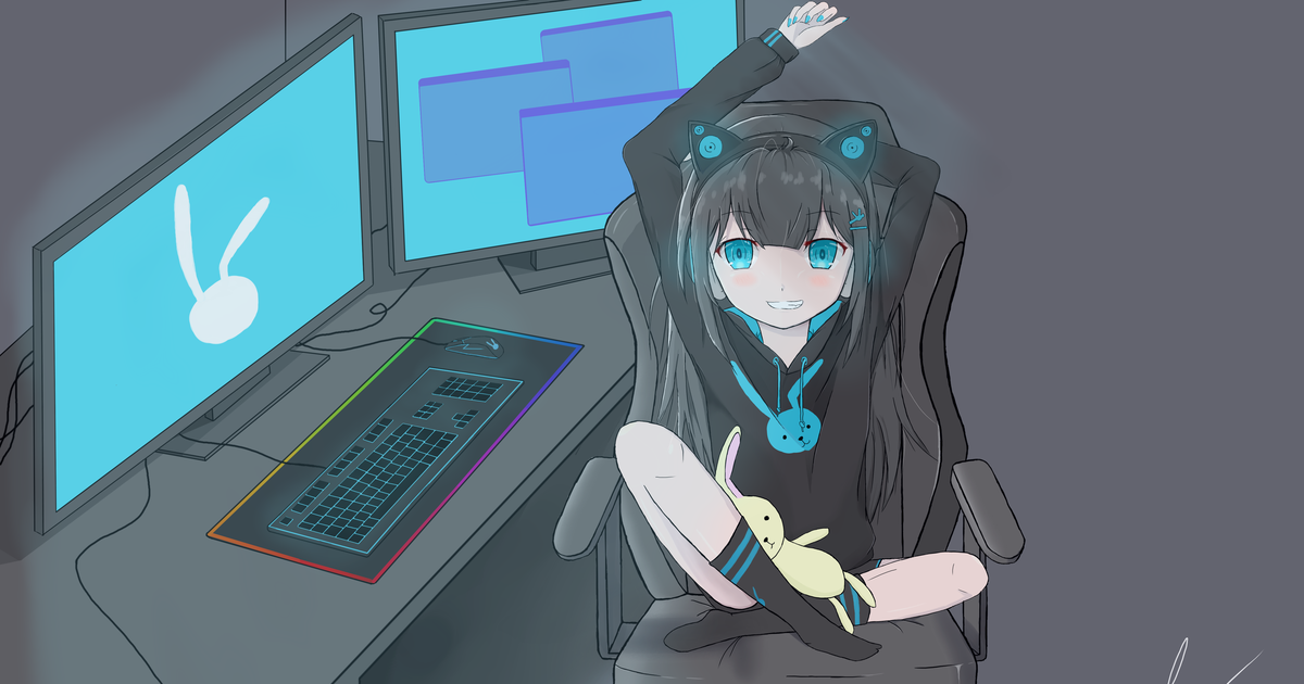 Original Gamer Girl Xxxのイラスト Pixiv 3843