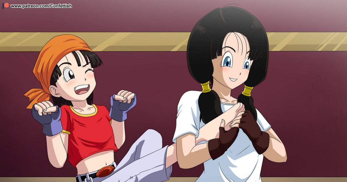 Girls Pan Videl Reward Pan X Videl Pixiv 