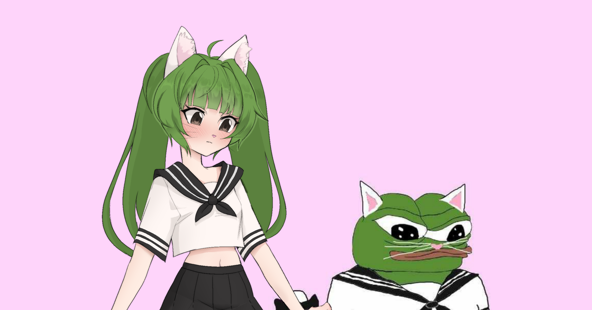 Pepe Cosplay Girl Cute Couple Pixiv