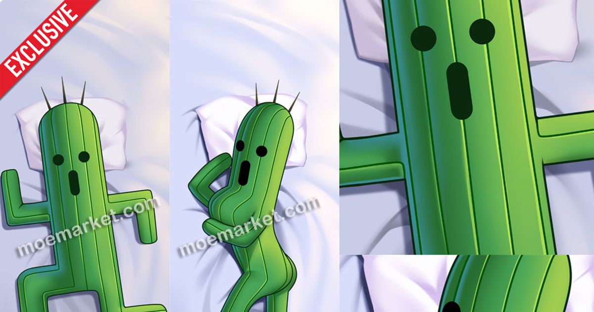 Dakimakura Ff7r Cactuar サボテンダー 抱き枕 Moe Marketのイラスト Pixiv