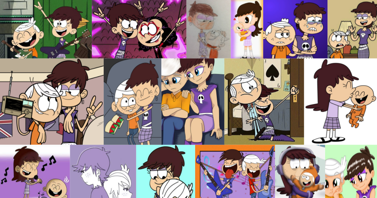 Theloudhouse Nickelodeon Lincolnloud Lincoln And Luna Loud Collage Pixiv 6637