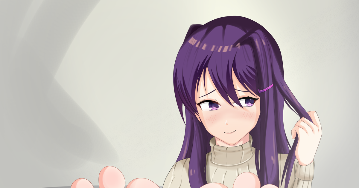 Doki Doki Literature Club Toes Sole Yuri Pixiv 6925