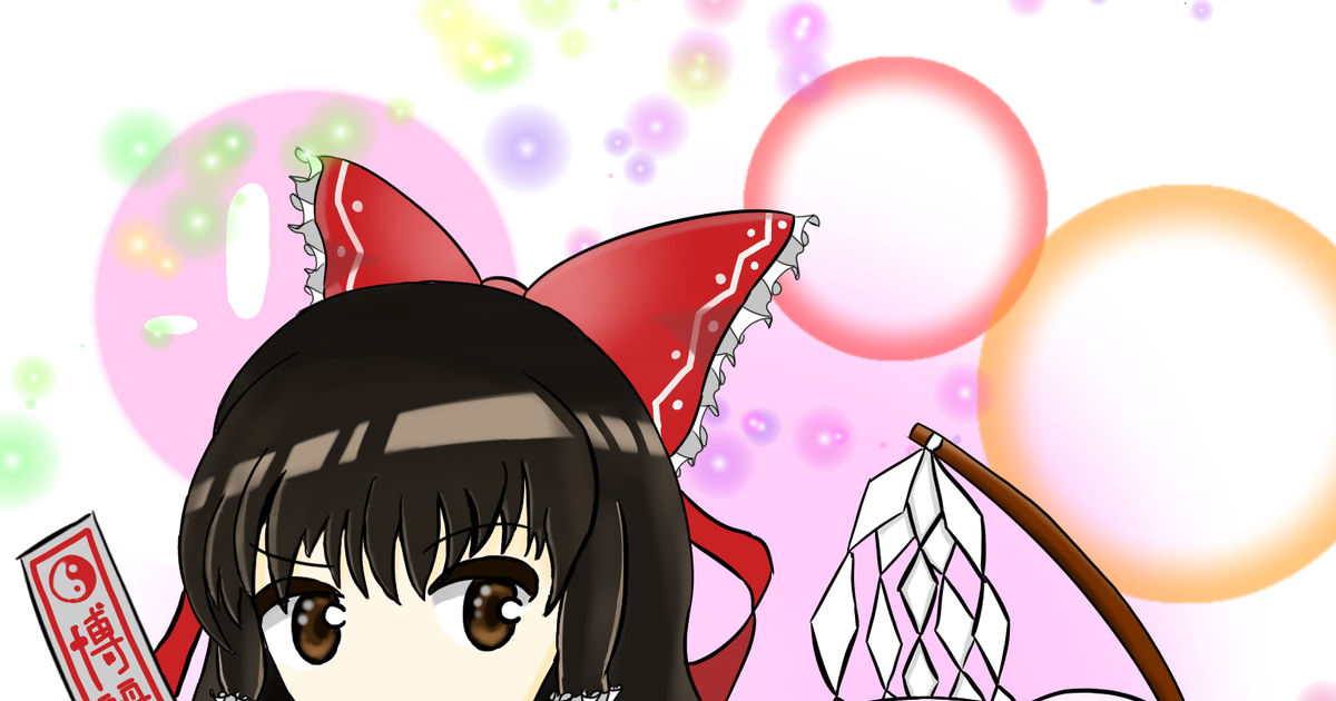 Kirby Reimu Hakurei Touhou Project X Kirby 楽園の救世主組 Pixiv