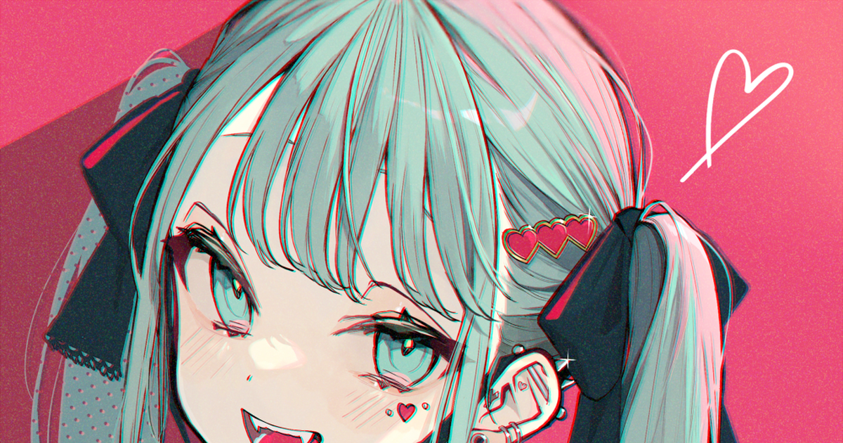 初音ミク あたしヴァンパイア 赤倉のイラスト Pixiv