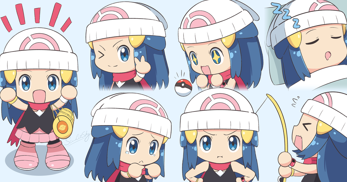Pokemon Human Characters In Pokémon Female Protagonist Pokémon Chibi Hikari In Pokemon 5066