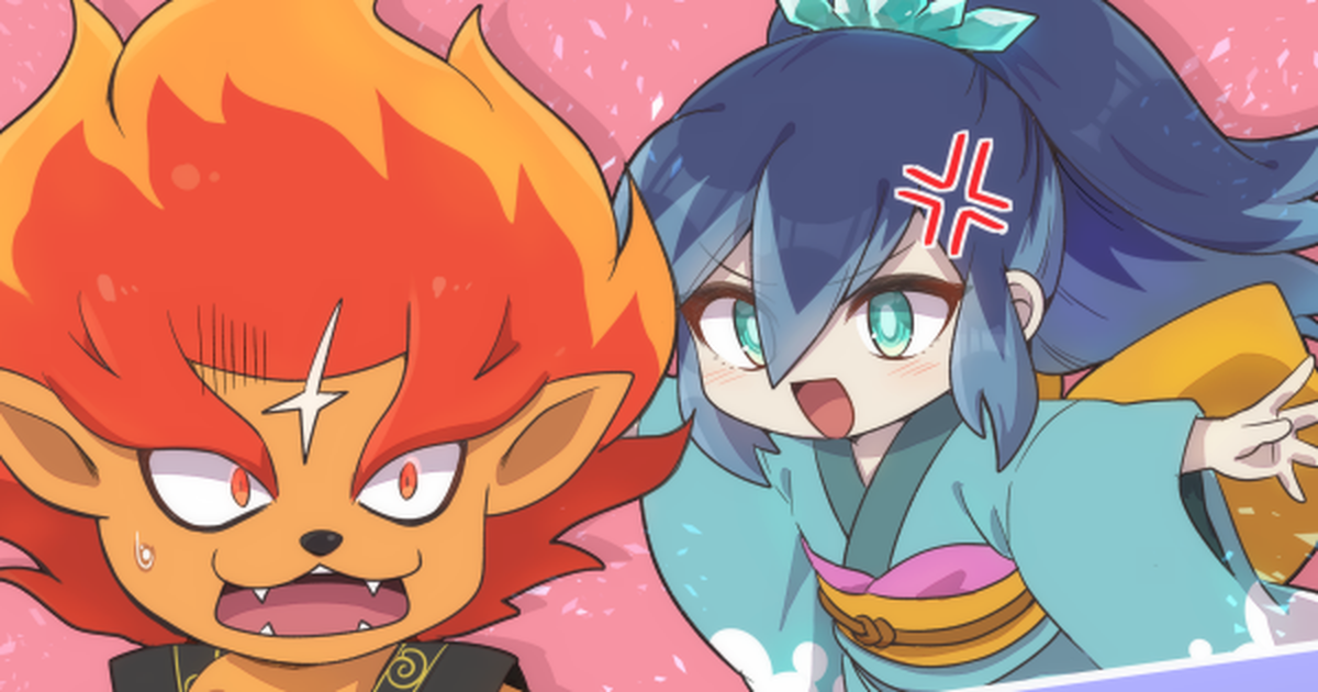 Yo Kai Watch Blizzaria Blazion 妖ウォの絵12 Pixiv 5178