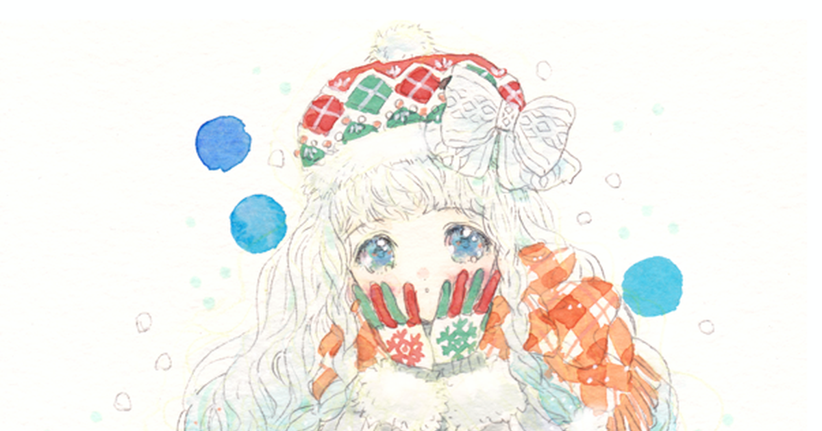 original, girl, christmas / 雪×クリスマスコーデの子 - pixiv
