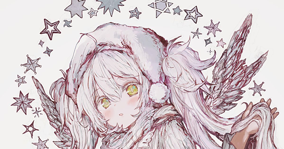 オリジナル White Christmas°˖✧ - 鴨見カモミ@バーチャルの絵描きの