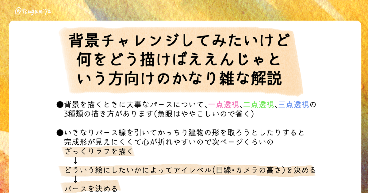 背景美術 背景イラストって何をどう描けばええんじゃという方向けの解説 東鳥 にじそイラスト本通販中のイラスト Pixiv