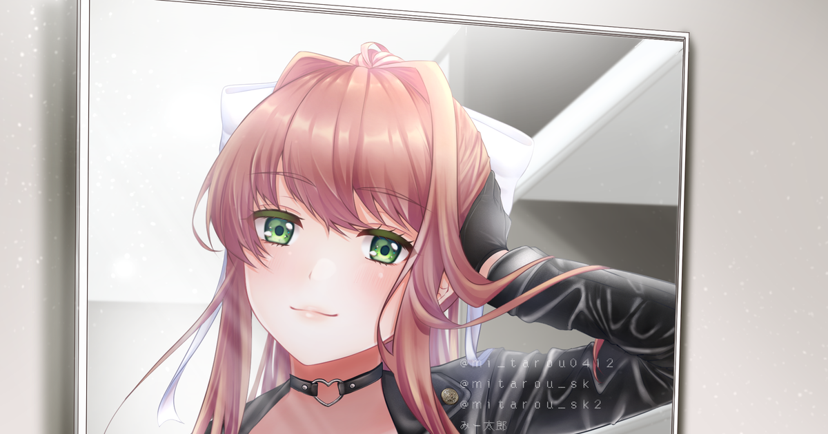 DDLC, DokiDokiLiteratureClub!, Doki Doki Literature Club! / Monika - pixiv