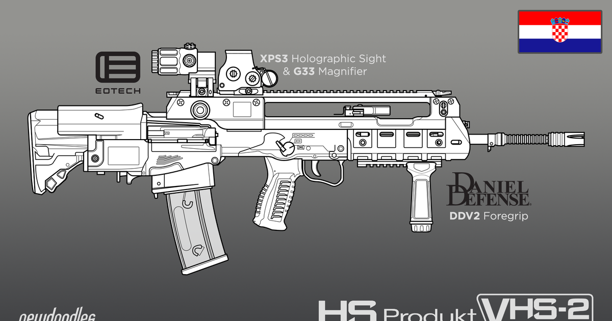 Rifle HS Produkt VHS-2 - Richard Longのイラスト - pixiv