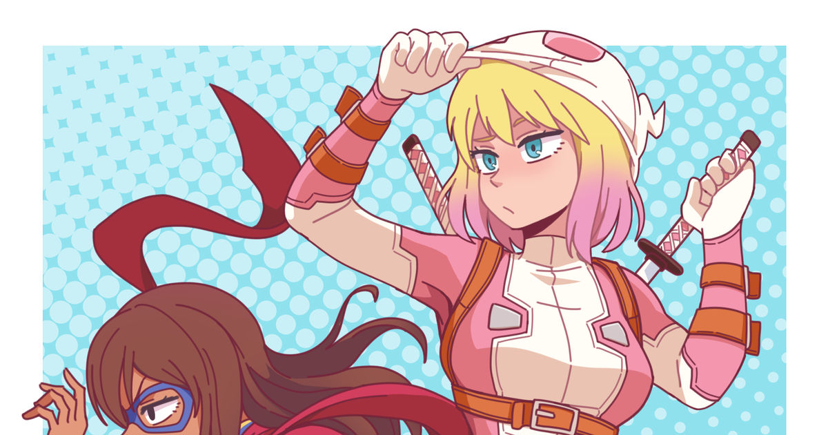 Gwenpool Ms. Marvel & Gwenpool - Galoisのイラスト - pixiv