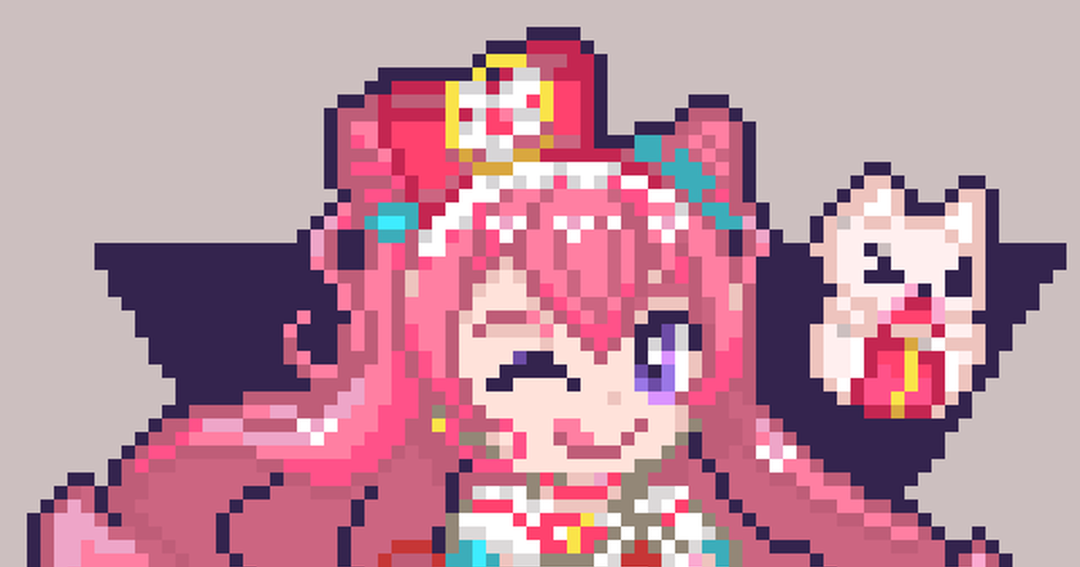 ドット絵 キュアプレシャスとコメコメ - xztaityozxのイラスト - pixiv