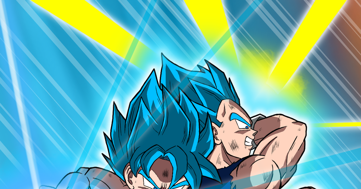 コピックファンアート ドラゴンボール ベジータ ギャリック砲 手描き