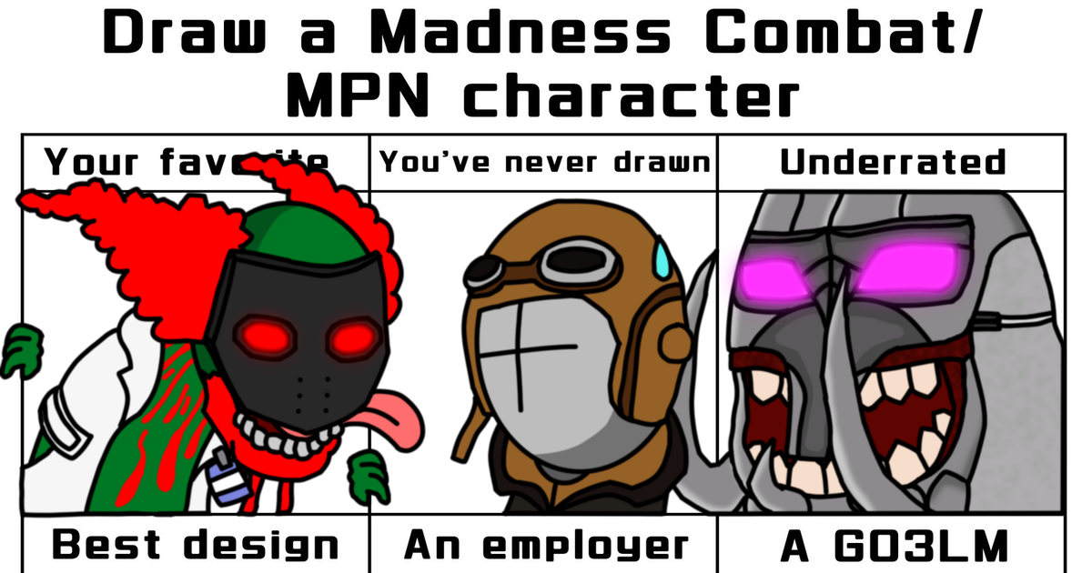 myart, Madness_combat, madnesscombat / Madness Twitter Meme - pixiv