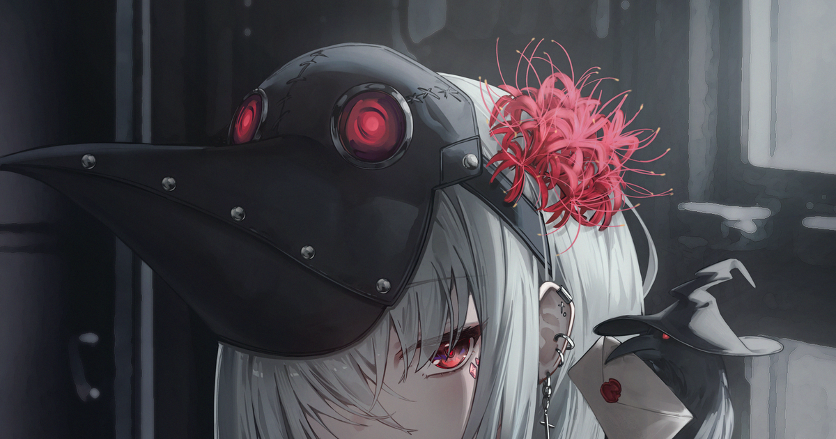 original, girl, mysterious / Plague doctor - pixiv