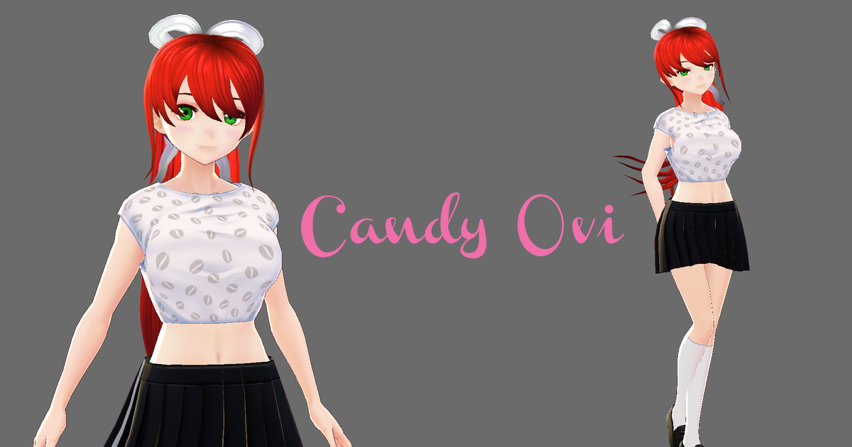 3D, vroid, 3D Custom Girl / Candy Ovi - pixiv