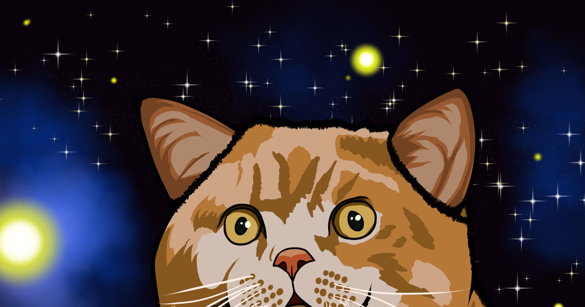 宇宙猫 宇宙猫 スペースキャット 夏色アサシンのイラスト Pixiv