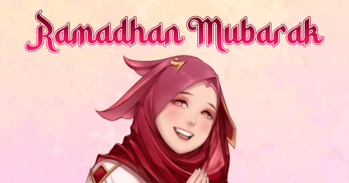 Hijabolic Original Hijab Ramadhan Mubarak ハッピーラマダン Pixiv 