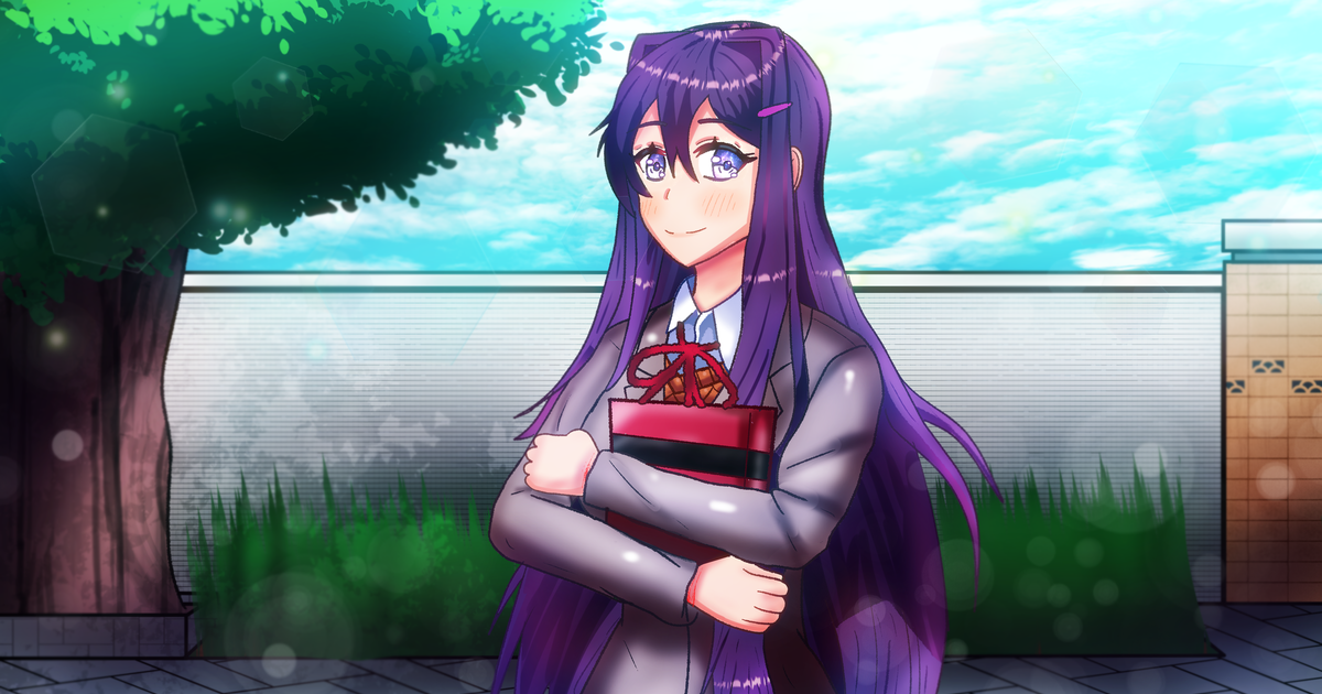 Yuri Good End - Doki Doki Blue Skies Mod by Stellasin on DeviantArt