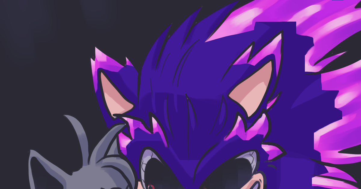 Dark Spine Sonic Fan Art by KenzaiPhx on Newgrounds