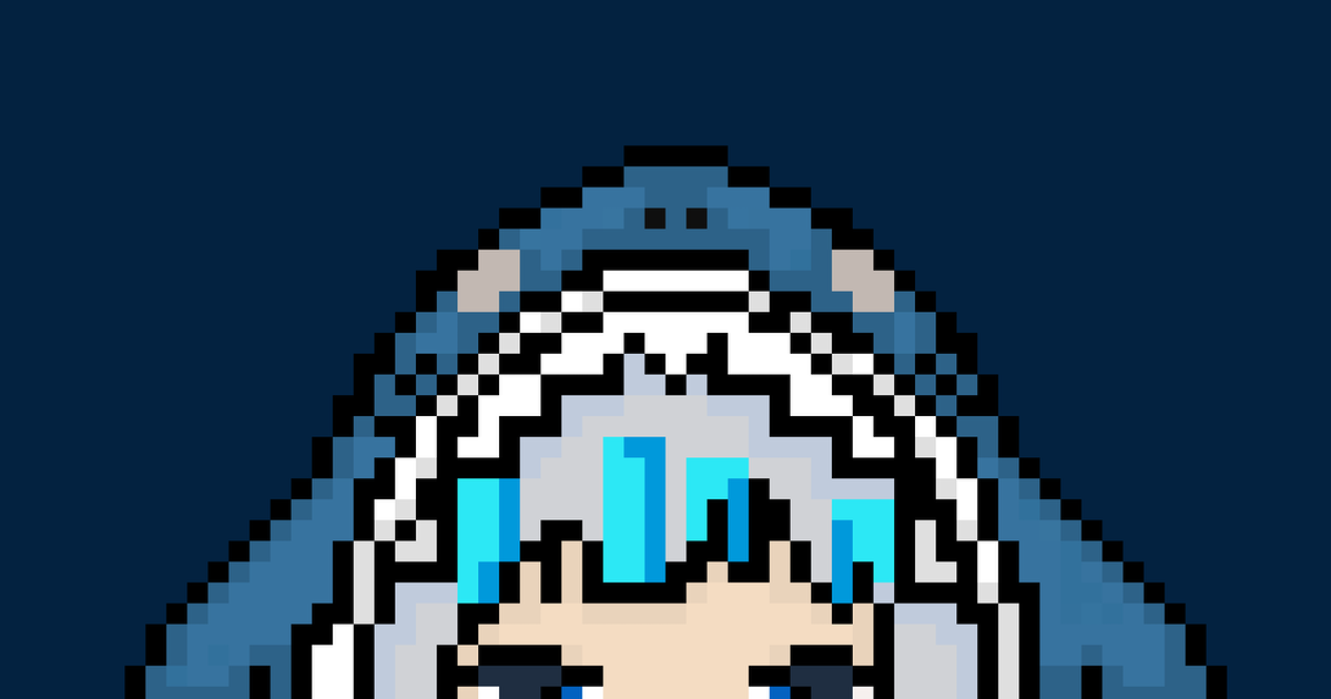 Hololive Gawr Gura Pixel Art Fajarzbfのイラスト Pixiv