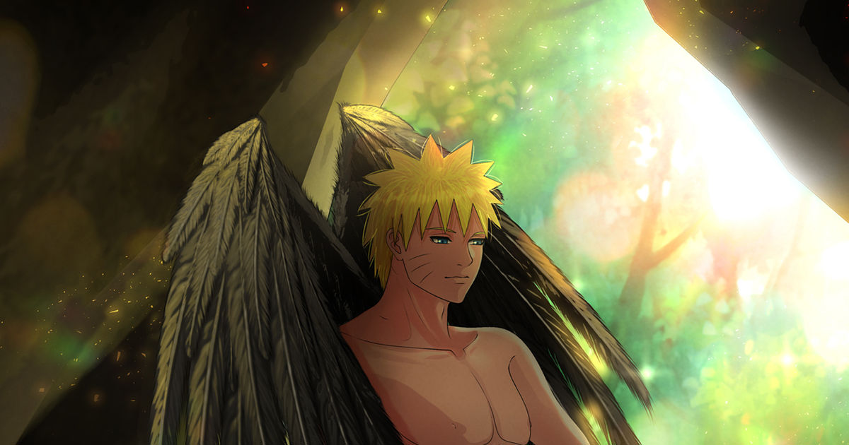 Naruto Uzumaki, commission, mpreg / Commission: Angel Naruto Mpreg - pixiv