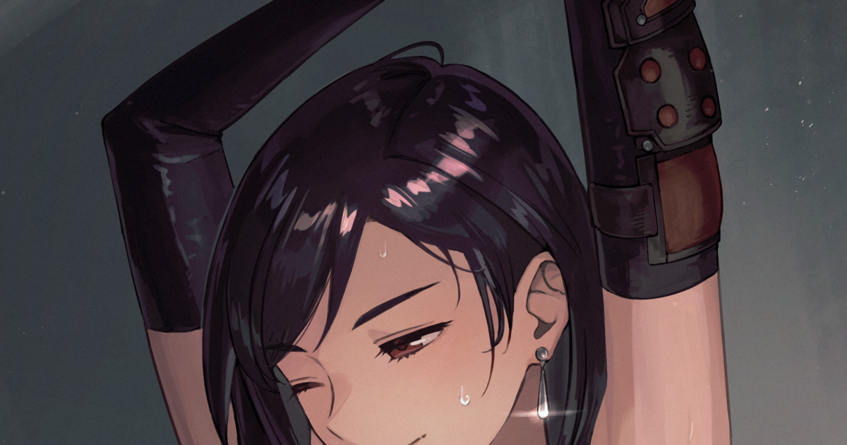 tifa, Tifa Lockhart, FF7 / 「シャワー、浴びたいな」 - pixiv