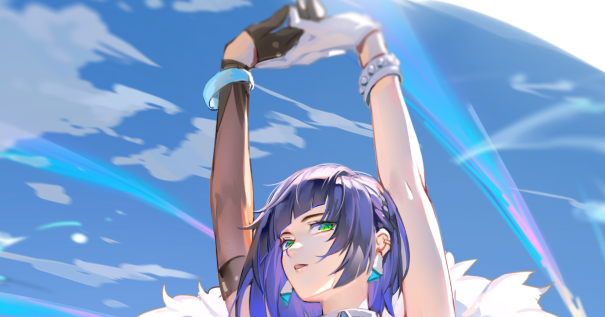 Genshin Impact Yelan Armpits 夜兰老婆 Pixiv 