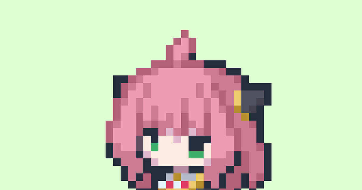 Pixel Art Anya アーニャ May 26th 2022 Pixiv