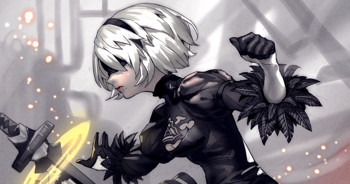 ニーアオートマタ 2b 蝦夷のイラスト Pixiv