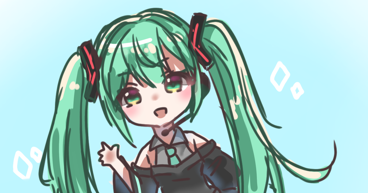 初音ミク 初音ミクちびキャラ はくちー 宿題ｵﾜﾝﾈのイラスト Pixiv