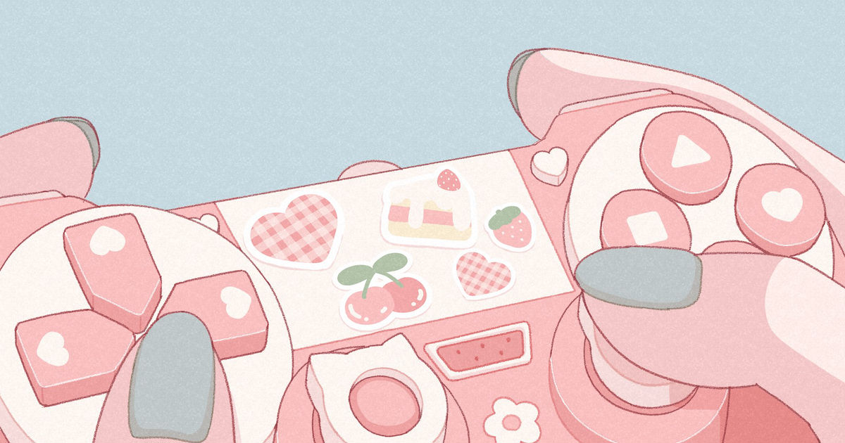 pink, game, accessories / 🎮 - pixiv