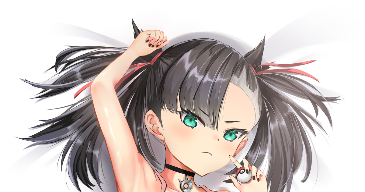 Pokémon Sword and Shield, Marnie (Pokemon trainer), dakimakura / マリィ 抱き枕カバー風  - pixiv