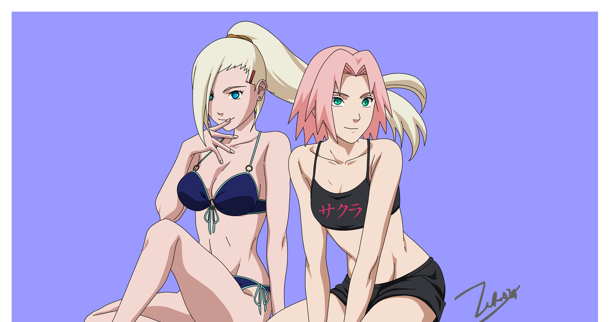 NARUTO sakura haruno yamanaka ino Sakura Ino pixiv