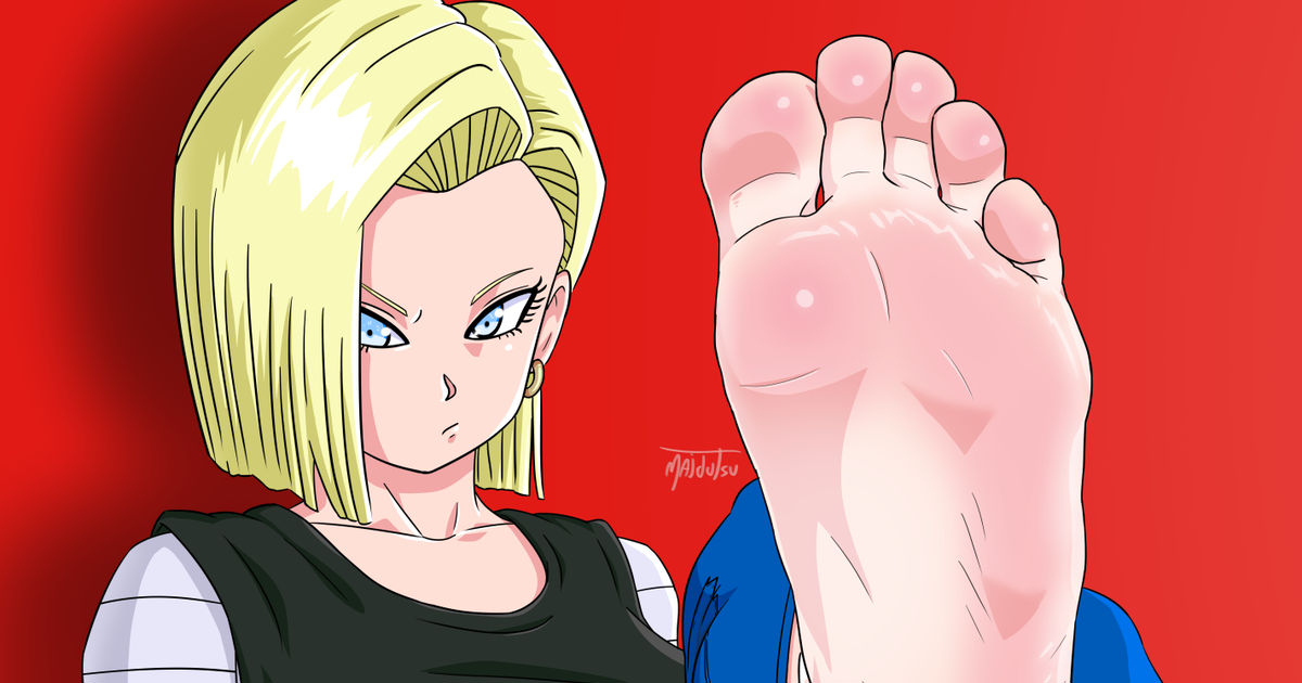 Android 18 Foot Porn - foot fetishism, sole, barefoot / Android 18 Feet - pixiv