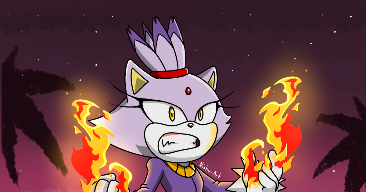 blaze the cat sonic x