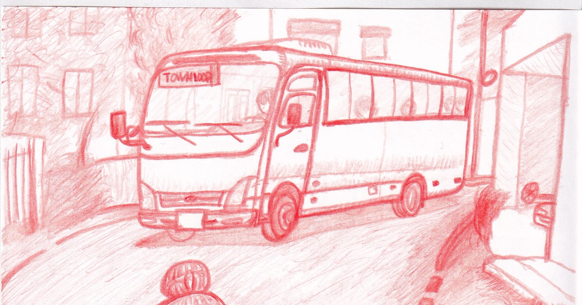 High School Girl Otokonoko バスのある街1 July 10th 22 Pixiv