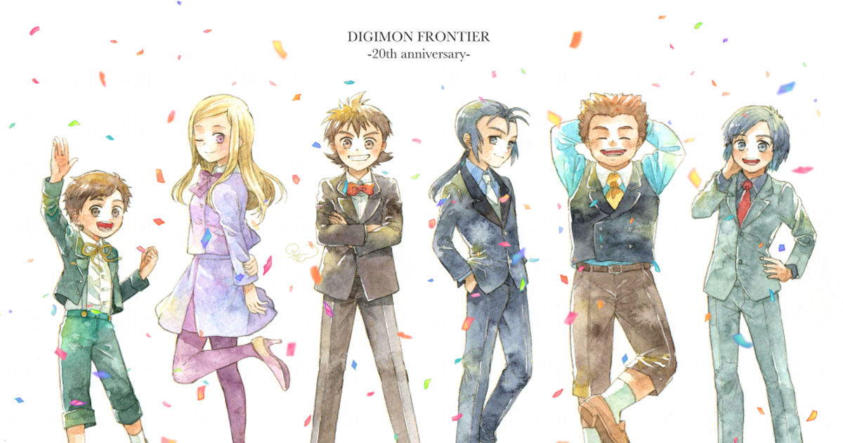 Digimon Frontier Digimon 祝！20周年 July 23rd 2022 Pixiv